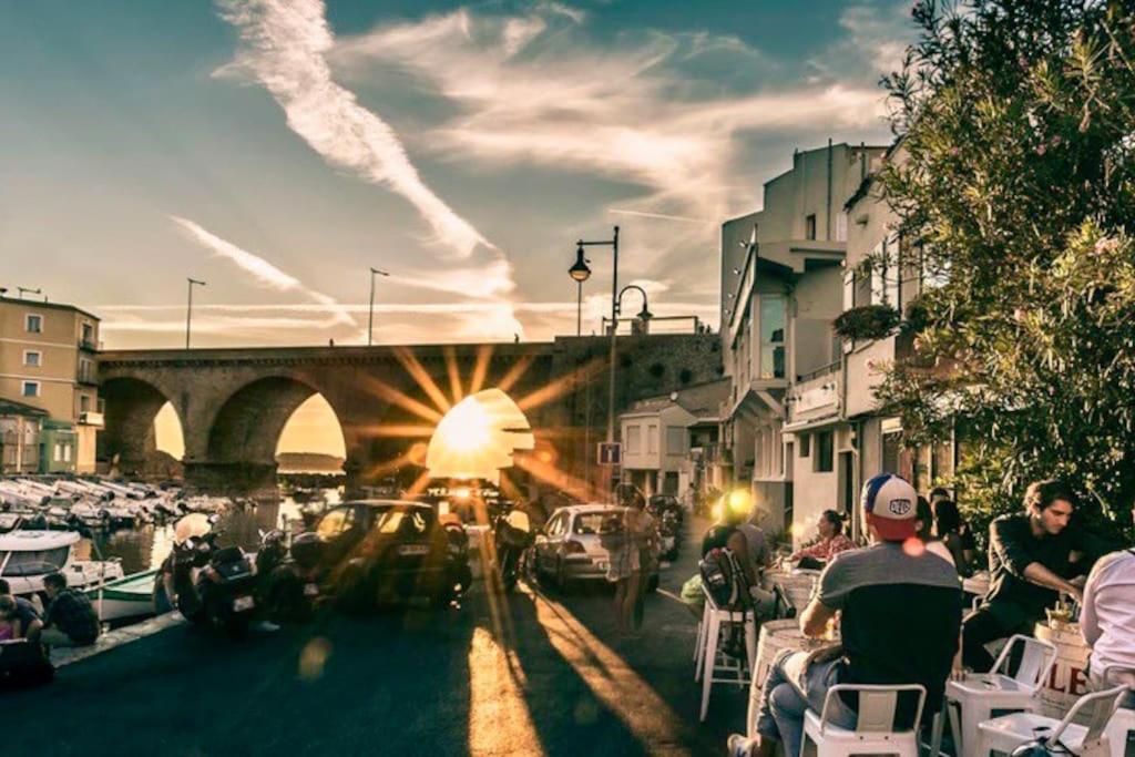 Superbe Logement Au Vallon Des Auffes 马赛 外观 照片